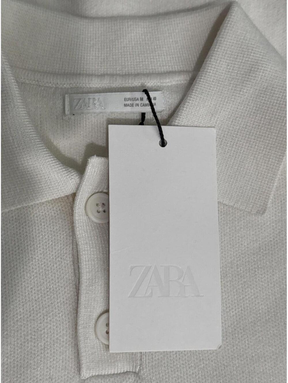 Zara Cream Polo-Neck Knit Sweater - Picture 13 of 14